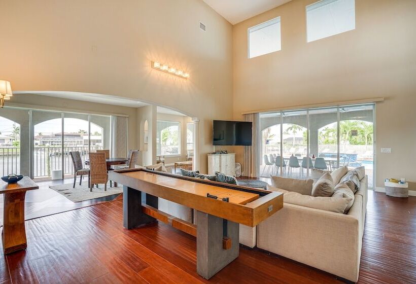 Pool & Boat Dock: Pet Friendly Cape Coral Home