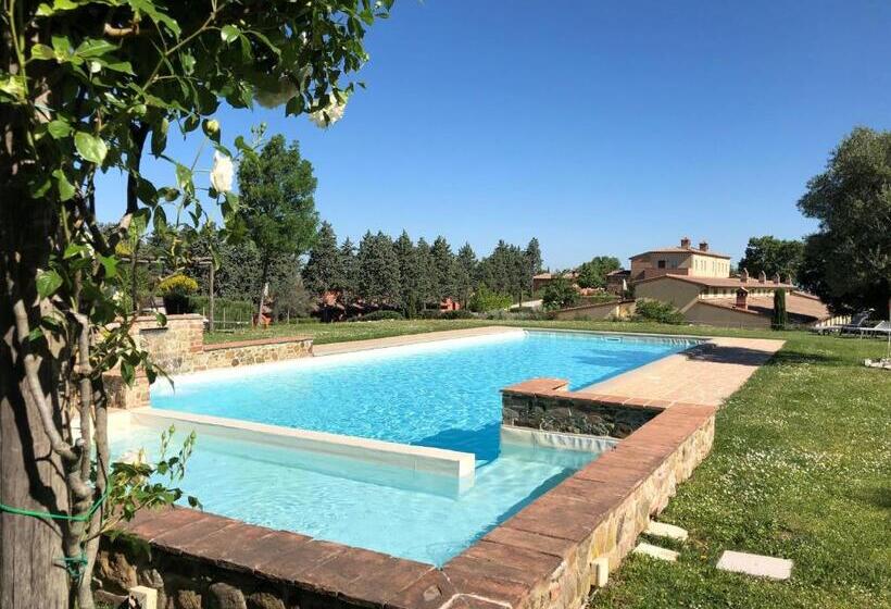 Luxury Resort With Swimming Pool In The Tuscan Countryside, Apartments With Private Outdoor Area Wit
