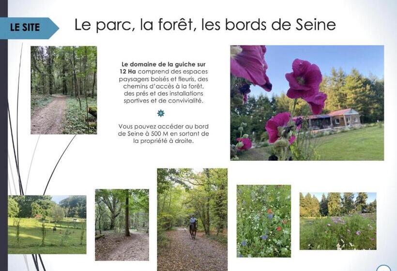 Пансион Maison Dans Parc Privé, Sports Et Loisirs Proche Golf Du Coudray Montceaux
