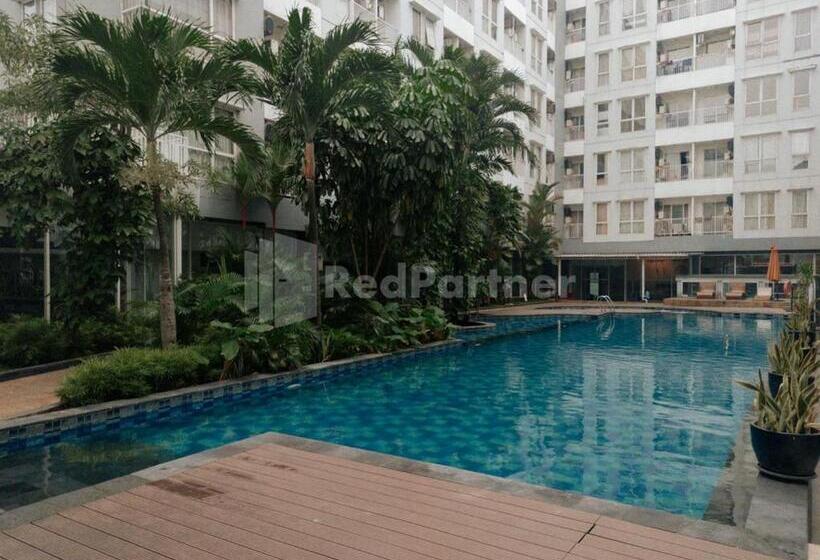 هتل Redliving Apartemen Skylounge Tamansari Vanez Room