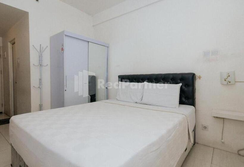 هتل Redliving Apartemen Skylounge Tamansari Vanez Room