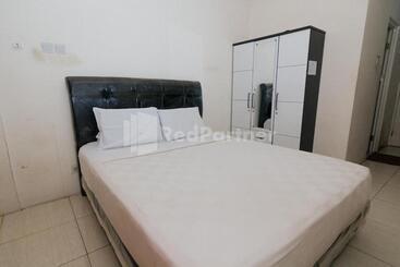 هتل Redliving Apartemen Skylounge Tamansari Vanez Room