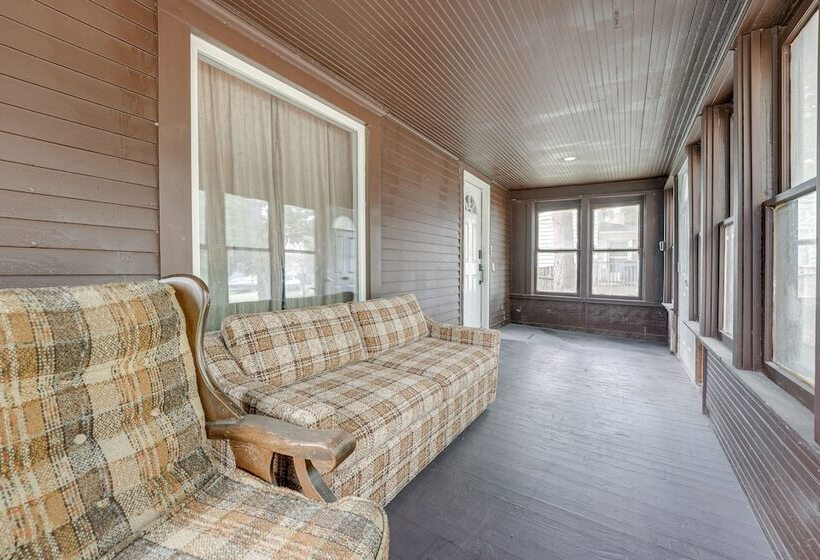 Centrally Located Albion Home With Screened Porch!