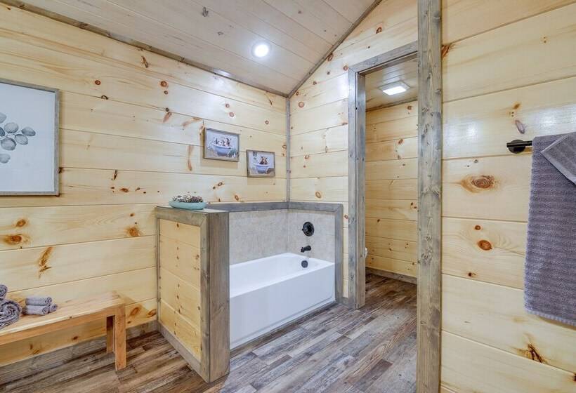 Hot Tub, Fireplace & Views: Sevierville Retreat!