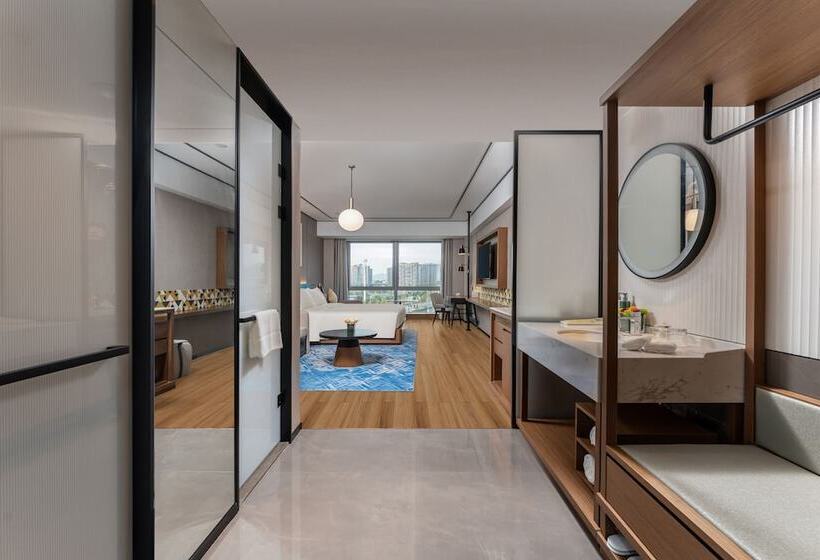 호텔 Hilton Garden Inn Huzhou High Speed Railway Station