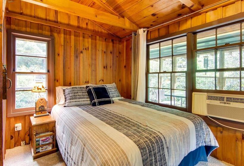 Pisgah Forest Cabin W/ Mountain + Waterfall Views!