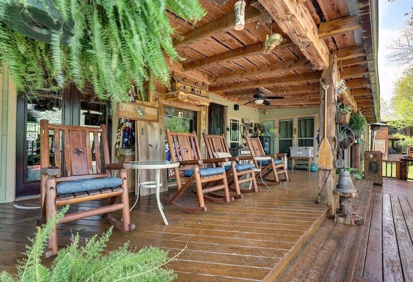 Spacious Riverfront Cabin Near Local Attractions!