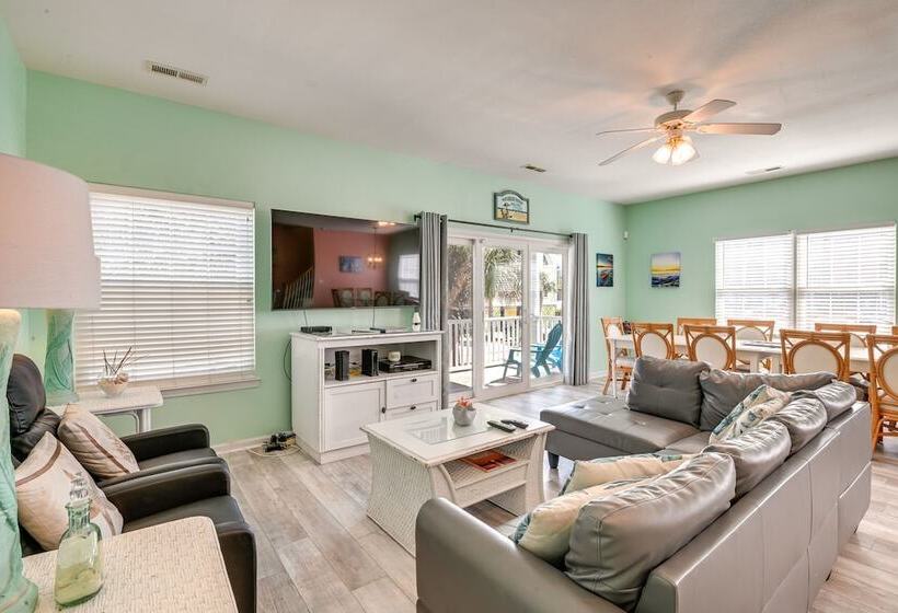 Walk To Ocean & Pier: Surfside Beach House W/ Pool