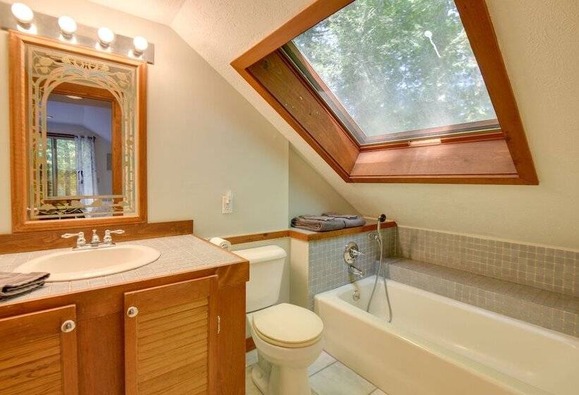 Waterfront New Durham Retreat: Swim Dock, Fire Pit