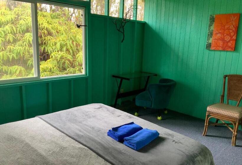 بنسيون Simple Rustic Studio Deluxe Bed In Tropical Fruits Garden