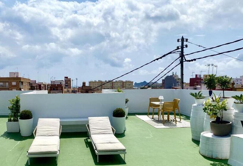 پانسیون Habitacion A Metros De La Playa Con Cocina Y Wc Compartida, Terraza Y Zonas Comunes