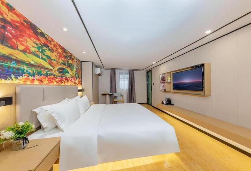 هتل Yimimi Apartment Guangzhou 13th Line Yide Road Metro Station