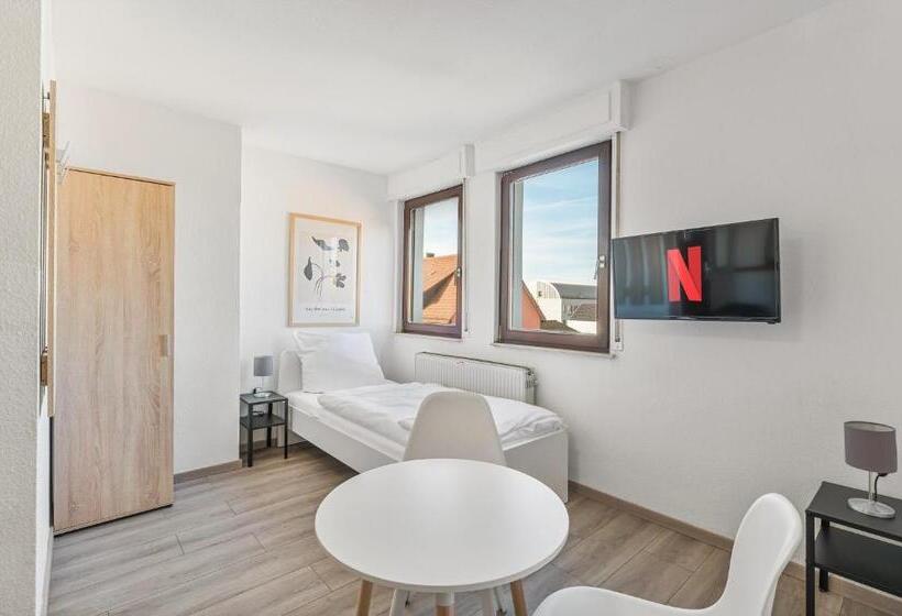 هتل Home2stay Apartmenthaus Heilbronn City Kitchen Parking Highspeed Wifi Washroom