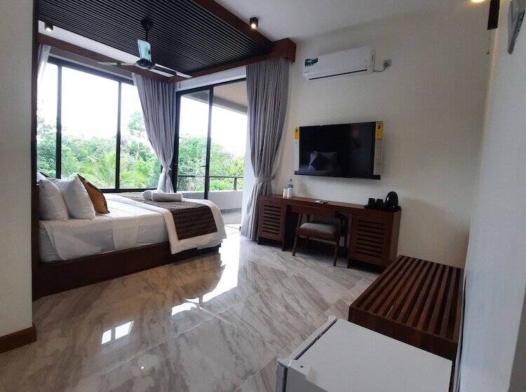 בית מלון כפרי Thimbiri Wewa Resort Wilpattu