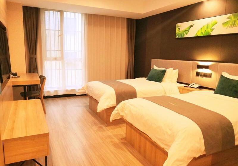 ホテル Thank Inn Zaozhuang Tengzhou Jinghe Road Zhenai Mall