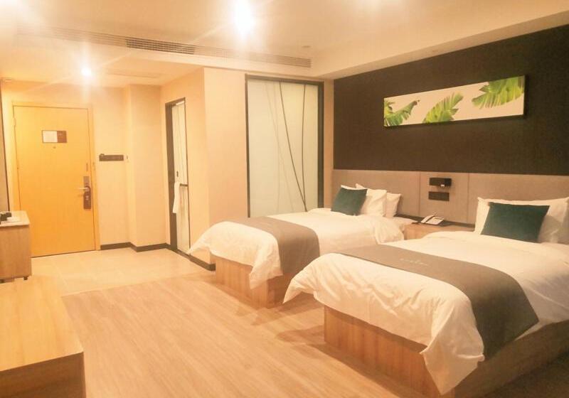 Отель Thank Inn Zaozhuang Tengzhou Jinghe Road Zhenai Mall