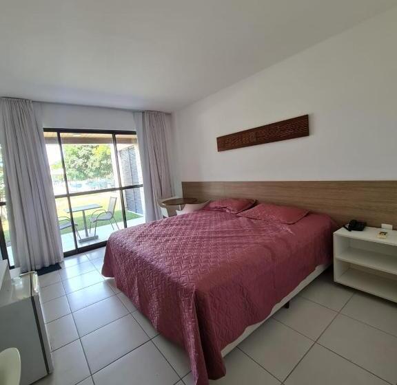 هتل Iloa Condomínio Resort Barra De São Miguel, Quarto Em Frente A Piscina