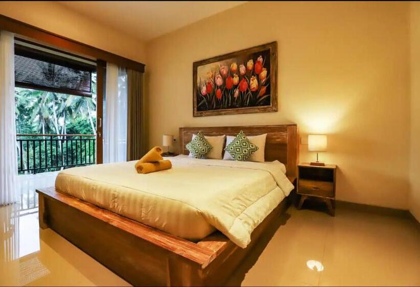 膳宿费 Harmony House 6. Just Built! 2 Min Ubud Center!