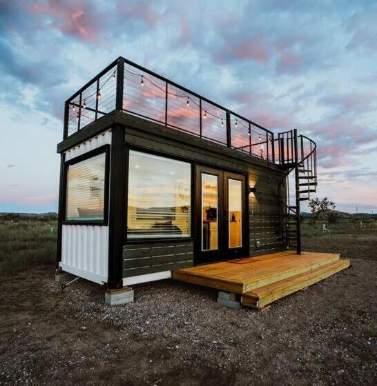 هاستل New Starry Night Shipping Container Home