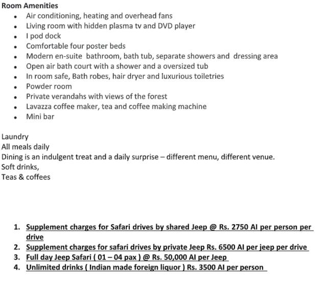 فندق Samode Safari Lodge