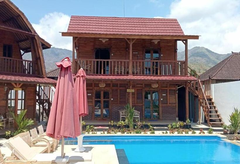 리조트 Melasti Mountain Villa, Amed Bali   Agung Room 1