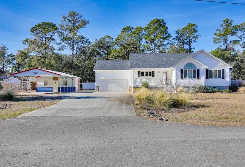 Cape Carteret Home ~ 3 Mi To Crystal Coast Beaches