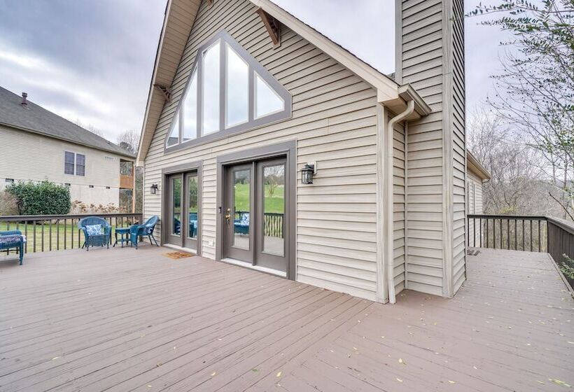 Private Vonore A Frame Chalet: Walk To Golf Club!