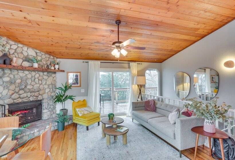 Mid Century Mod Cottage, Steps To Lake Gregory!