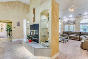 Bright Clovis Home W/ Billiards & Private Pool!
