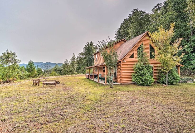 Cozy Cabin Living By Lake Chatuge W/ Covered Patio