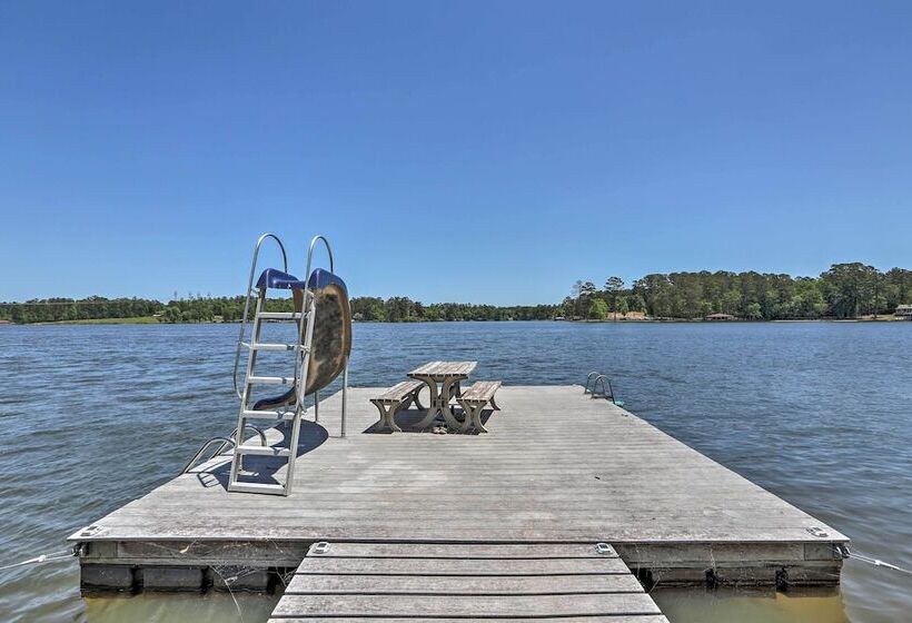 House W/ Dock + Slide Situated On Lake Sinclair!