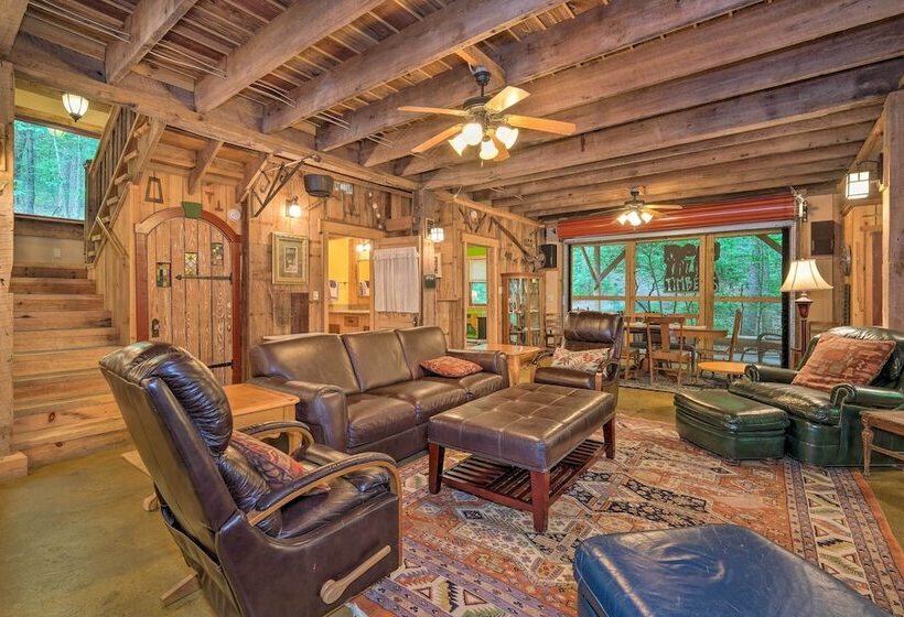 Jasper 7 Timbers Cabin On 10 Acres W/ A Creek!