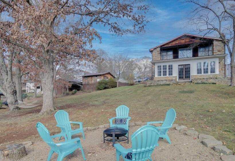 Lakefront Louisville Home   Dock, Fire Pit & Grill