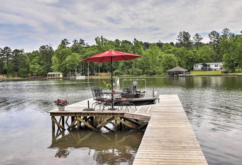 Lakefront Sparta Home: Fire Pit, Dock & Kayak