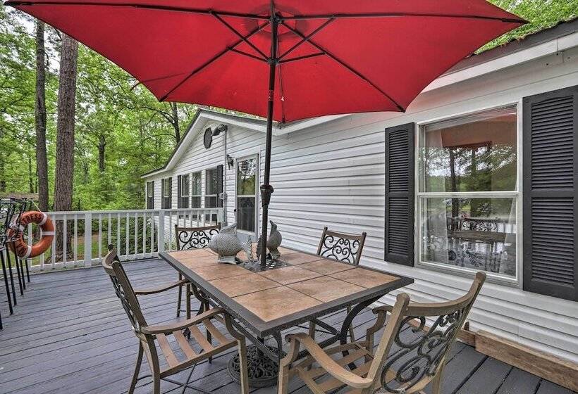 Lakefront Sparta Home: Fire Pit, Dock & Kayak