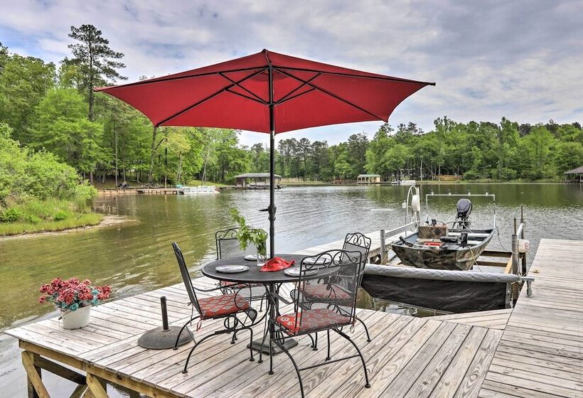 Lakefront Sparta Home: Fire Pit, Dock & Kayak