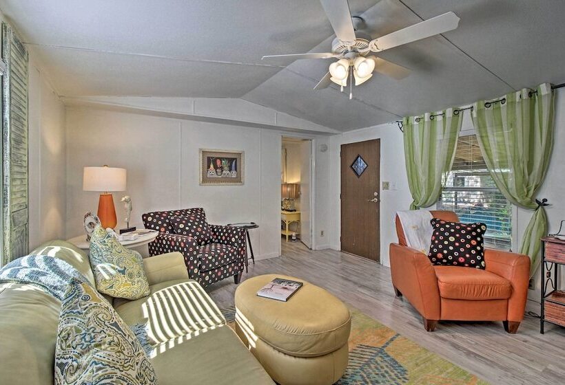 Rustic Midway Retreat W/ Deck & Creek Access!