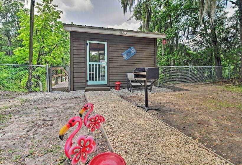 Rustic Midway Retreat W/ Deck & Creek Access!