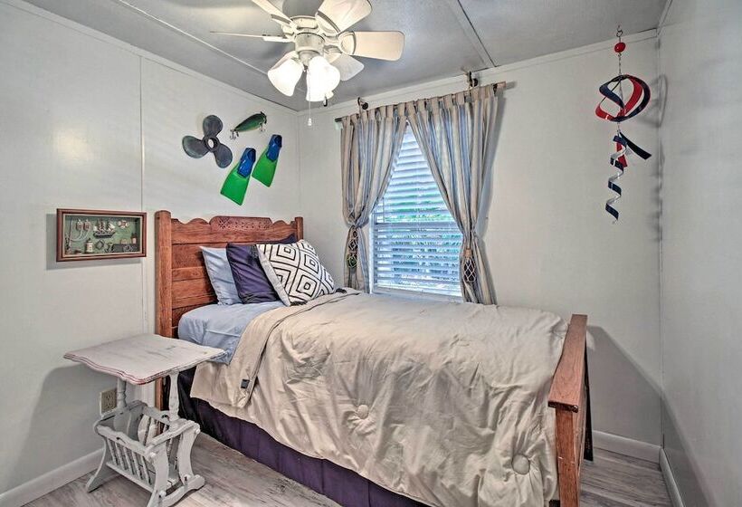 Rustic Midway Retreat W/ Deck & Creek Access!