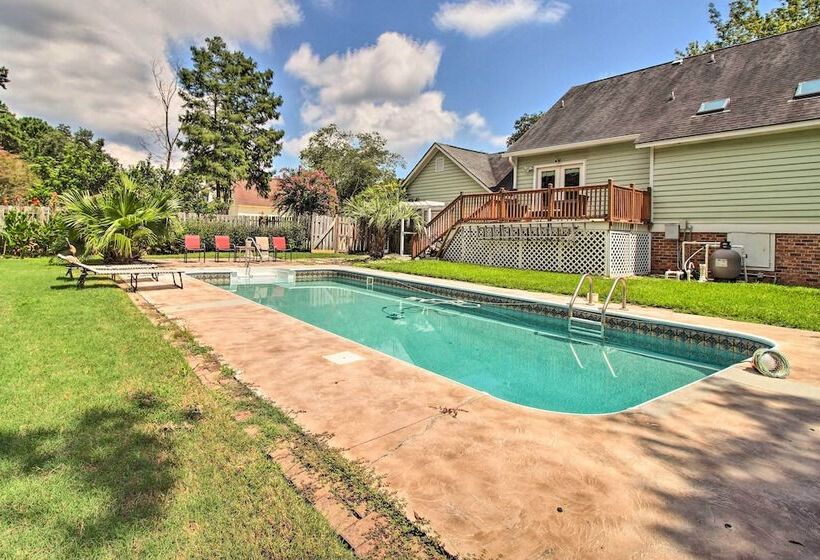 Savannah Family Home W/ Private Pool & Yard!