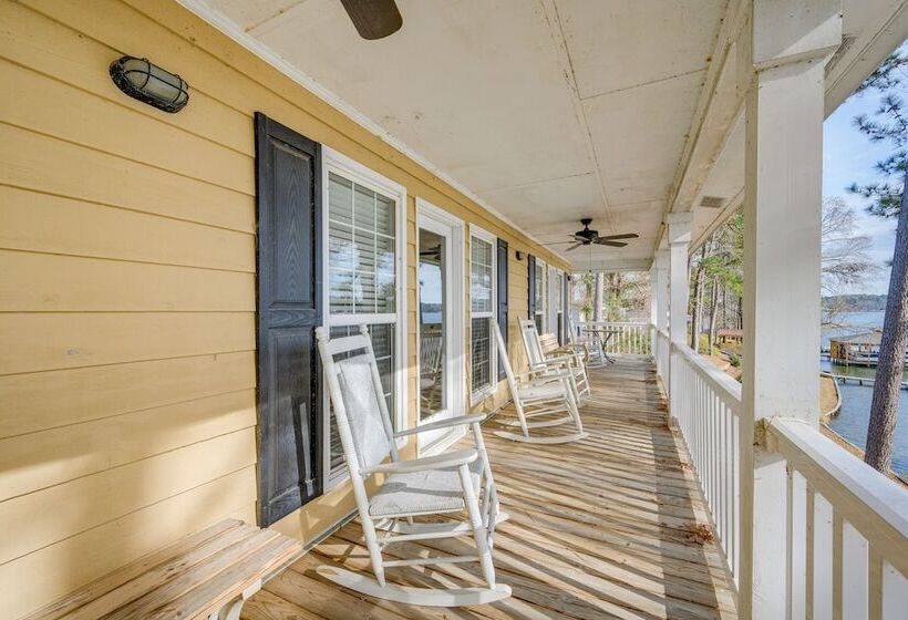 Lake Sinclair Retreat W/ Big Water Views & Dock!