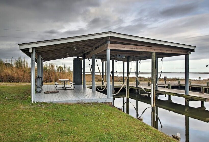 Waterfront Slidell Home W/ Boat Dock & Canal View!