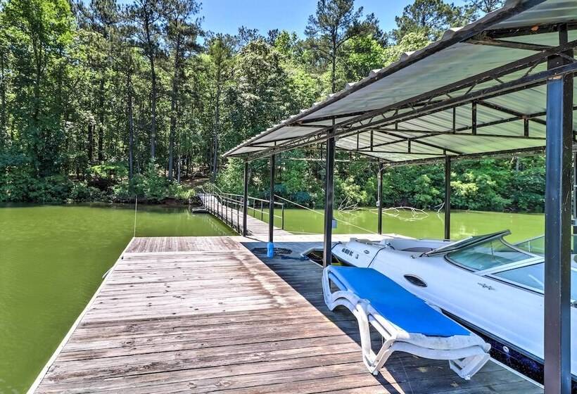 Waterfront West Point Lake Cabin W/ Private Dock!