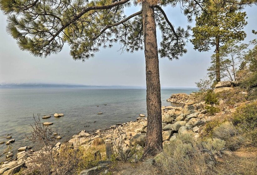 Zephyr Cove Escape With Deck   Steps To Beach!