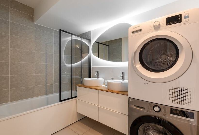 تختخواب و صبحانه Rouen Seine View Apartment