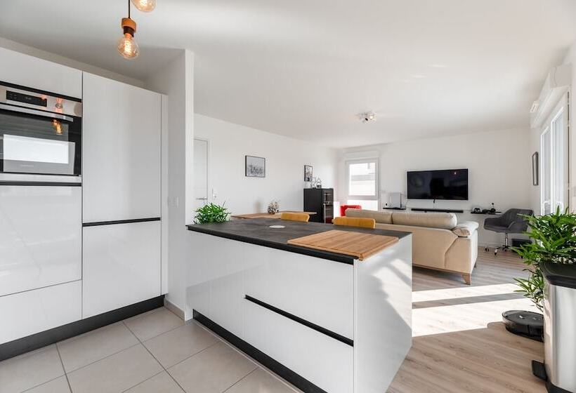 تختخواب و صبحانه Rouen Seine View Apartment