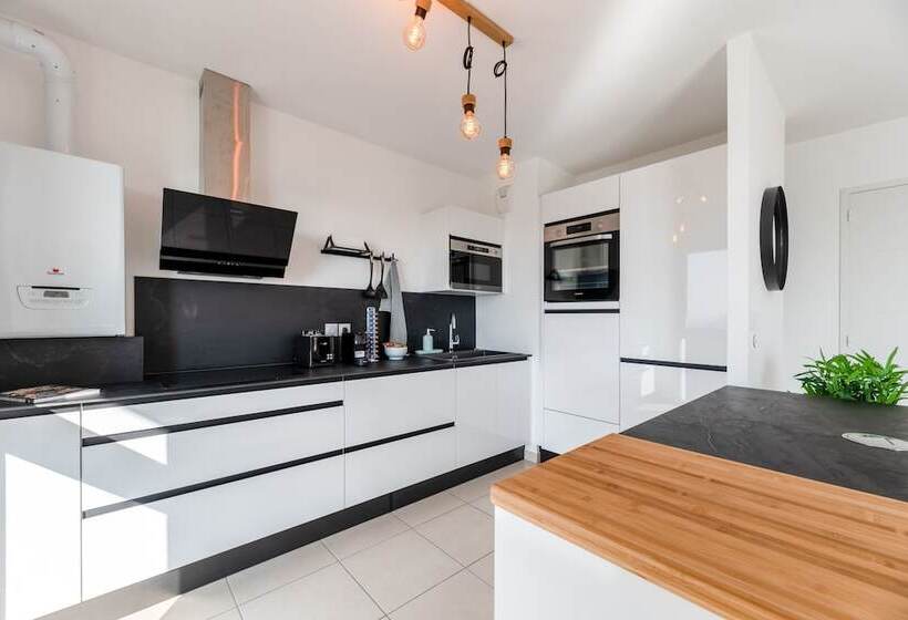 تختخواب و صبحانه Rouen Seine View Apartment