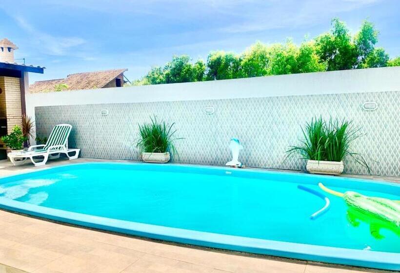Пансион Quarto Com área Gourmet E Piscina Privativo