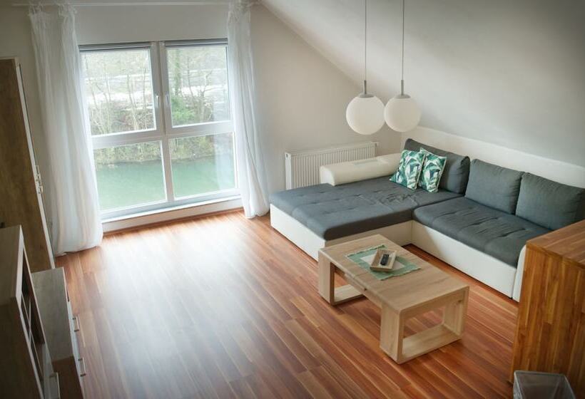 ホテル Pension & Seminarhaus Haus Am Fluss