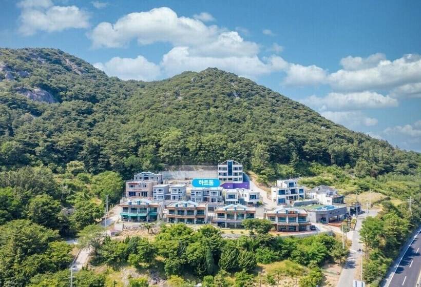 Heart Blue Road Town Pension